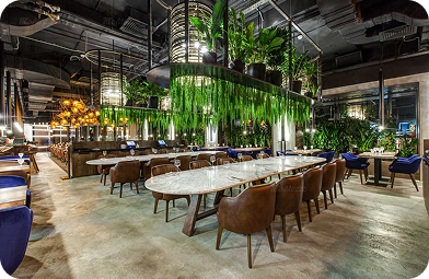 Ресторан «Море Мясо» и Top Indoor Media